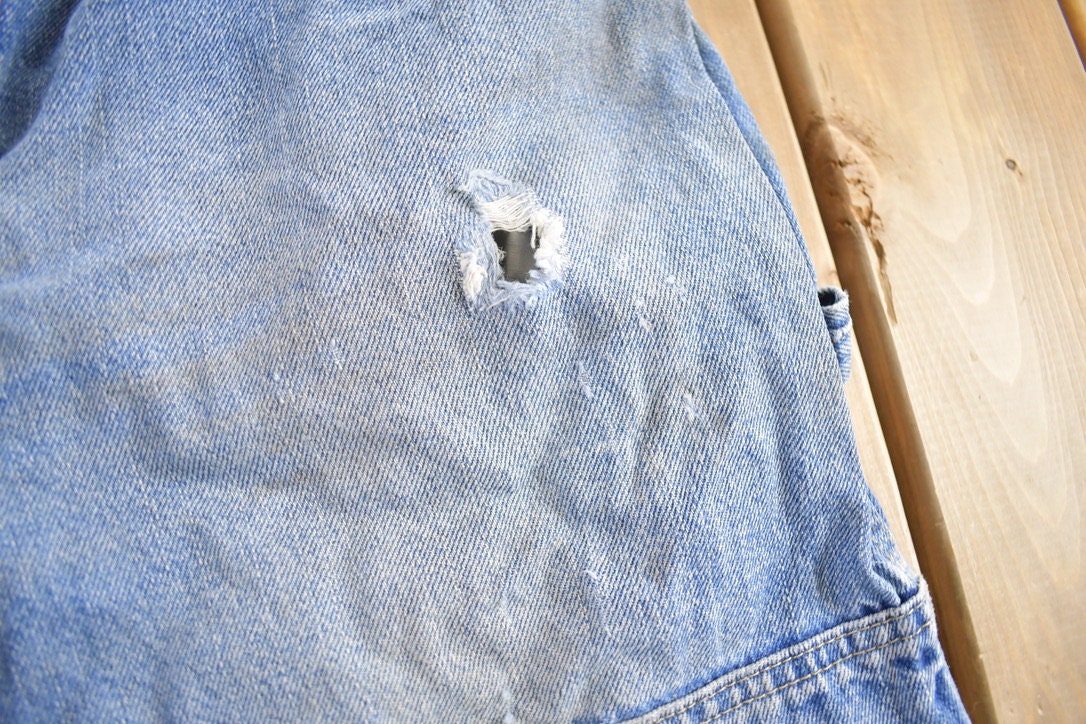 Vintage 1990s Dickies Distressed Denim Carpenter Pants 38x30
