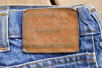 Vintage 1990s Levi's Leather Tab Jeans Size 34 x 31