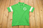 Vintage 1980s Brookville Greyhounds Graphic Polo Shirt