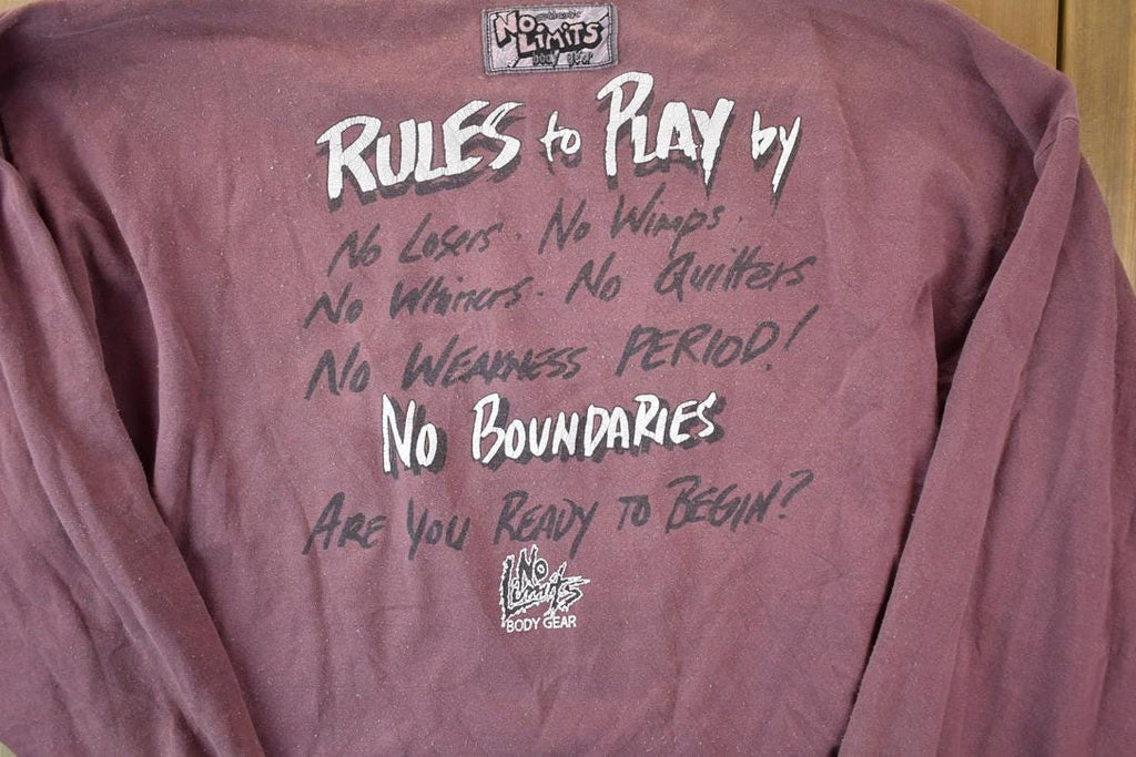 Vintage 1990s No Limits Body Gear Crewneck Sweatshirt
