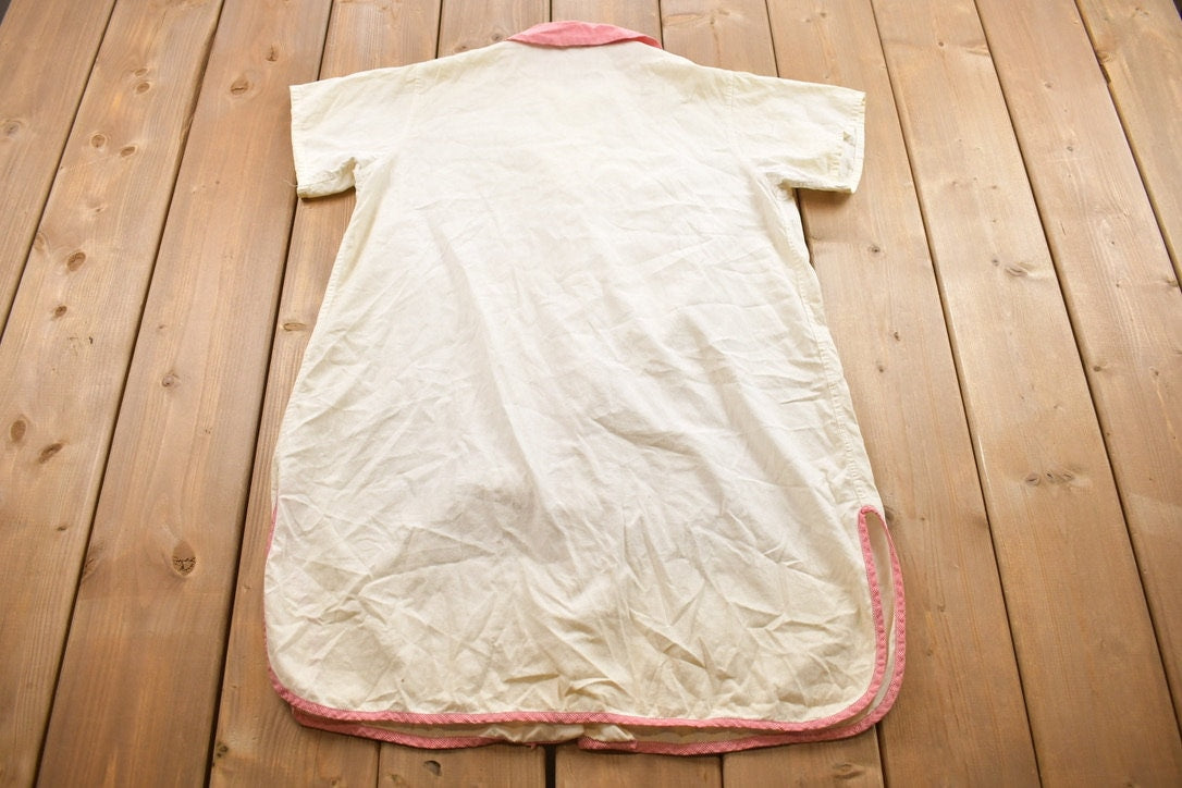 Vintage 1980s Penney's Adonna Embroidered Careers Button Up Shirt