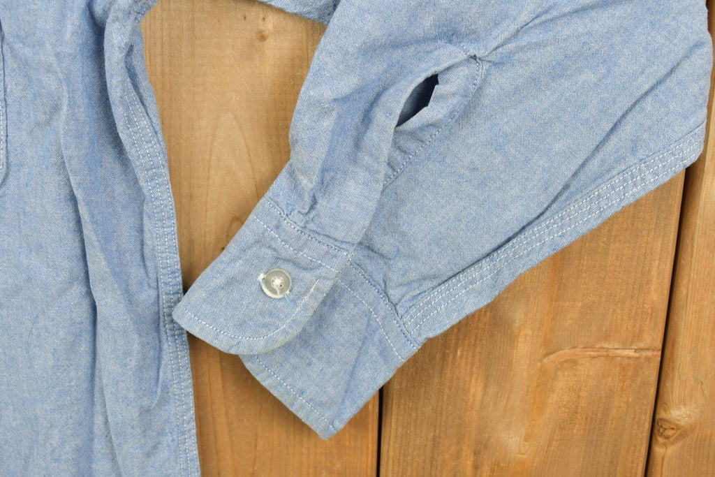 Vintage 1990s Carhartt Denim Button Up Shirt