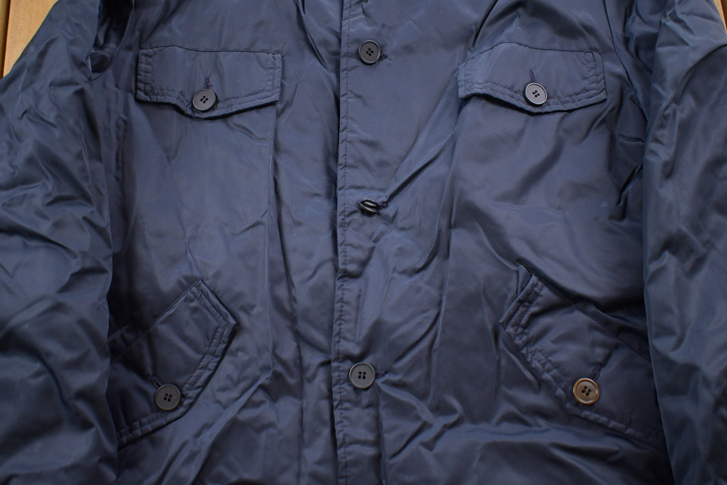 Vintage 1980s Nylon CBC Costume Puffer Jacket