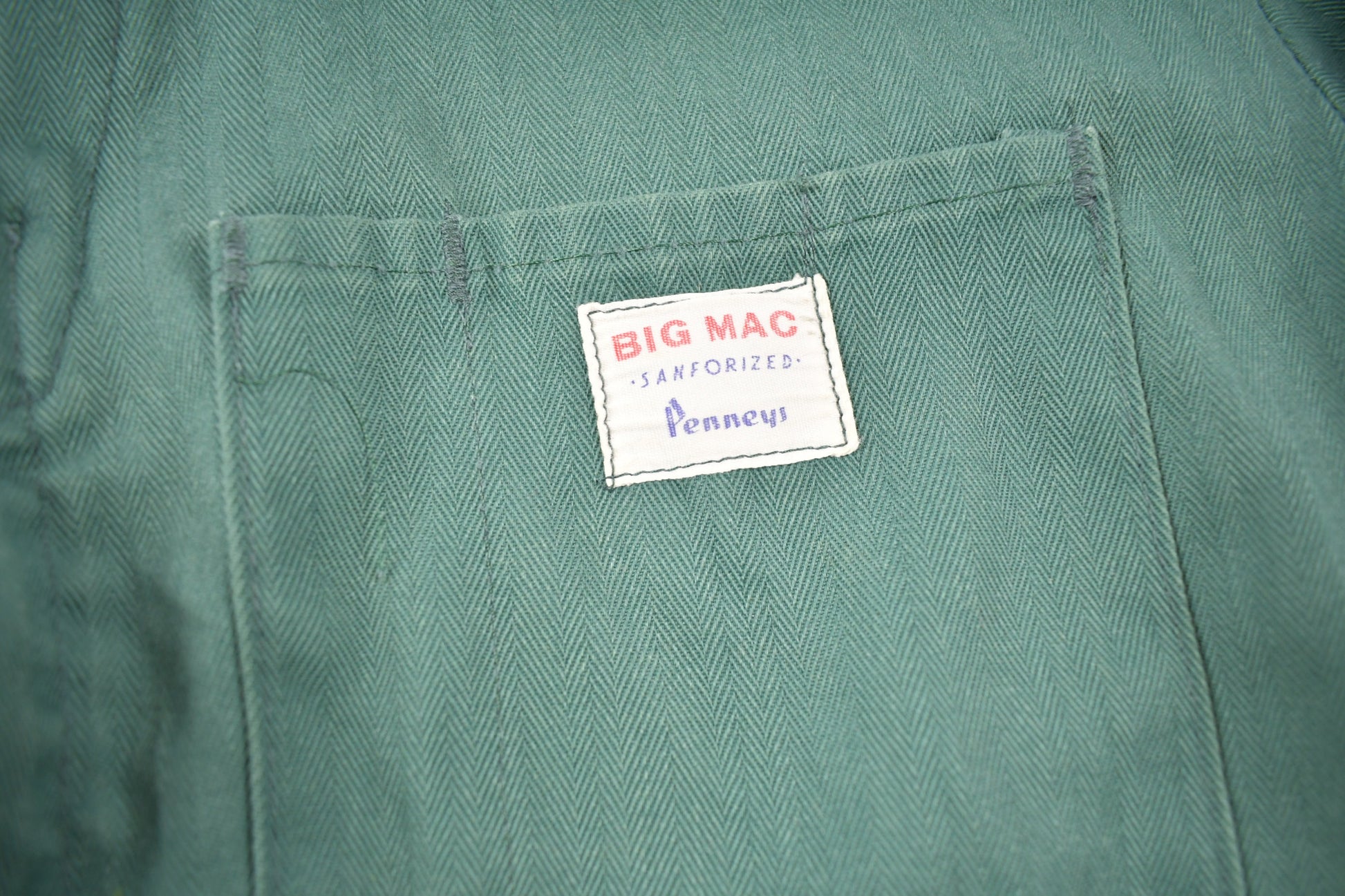 Vintage 1950s Penney's Big Mac Sanforized Coverall Jumpsuit Size Medium