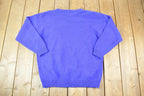Vintage 1990s Separate Scene Knit Neon Abstract Pattern Crewneck Sweater Made In 90s Crewneck