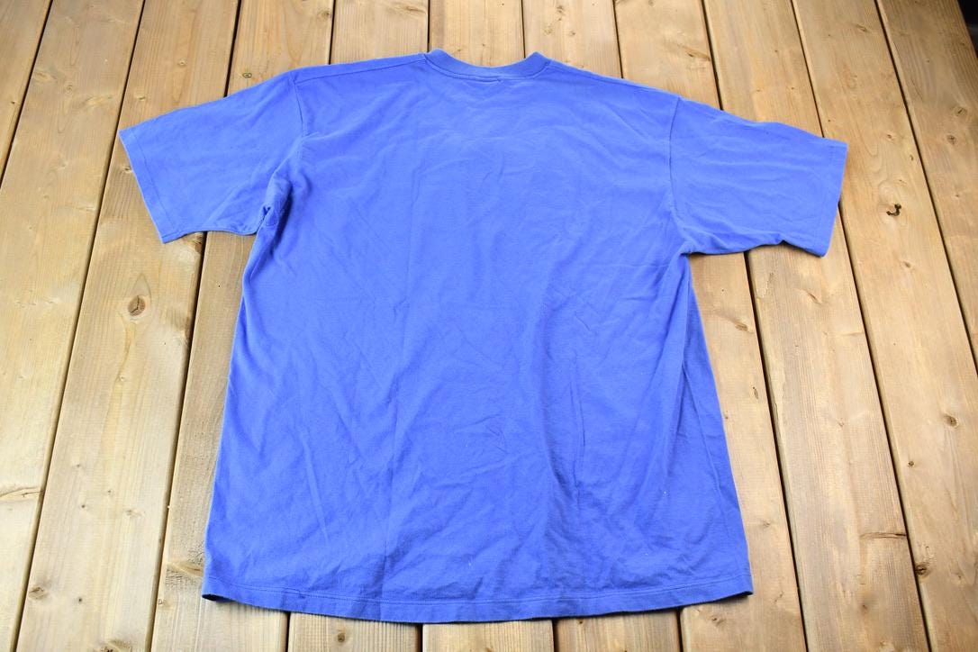 Vintage 1990s Crazy Stitch Hawaii Embroidered Souvenir San Francisco California Trolly Car T-Shirt