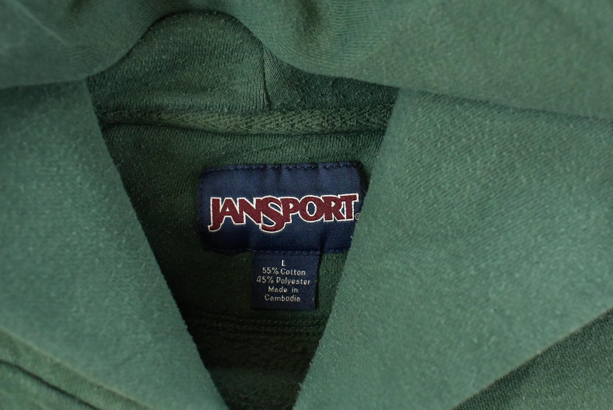 Vintage 1990s Keuka College Jansport University Hoodie Sweatshirt Men's Large