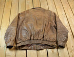 Vintage 1980s Georgetown Brown Leather Jacket