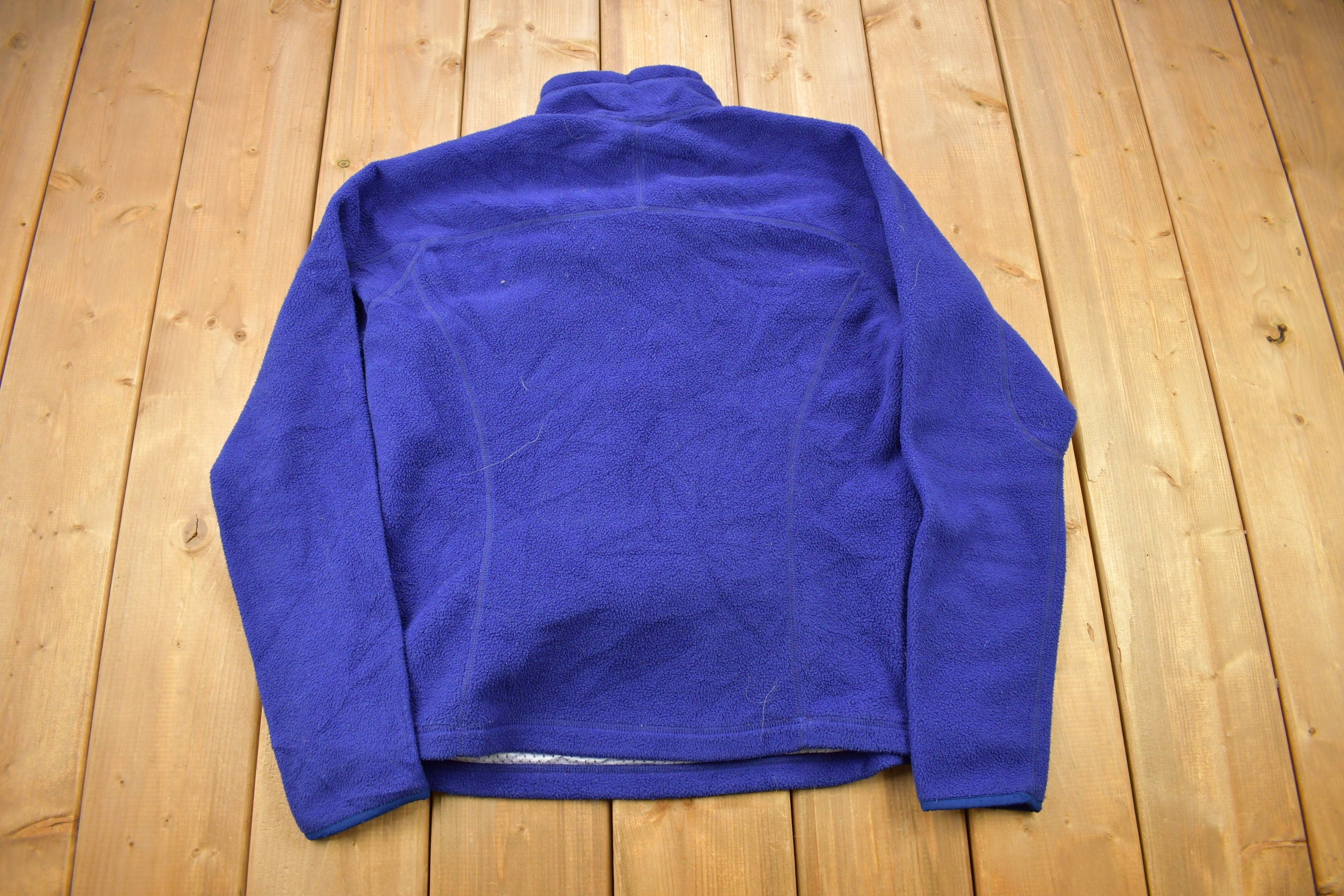 Vintage Y2K Patagonia Purple Half Zip Fleece Sweatshirt