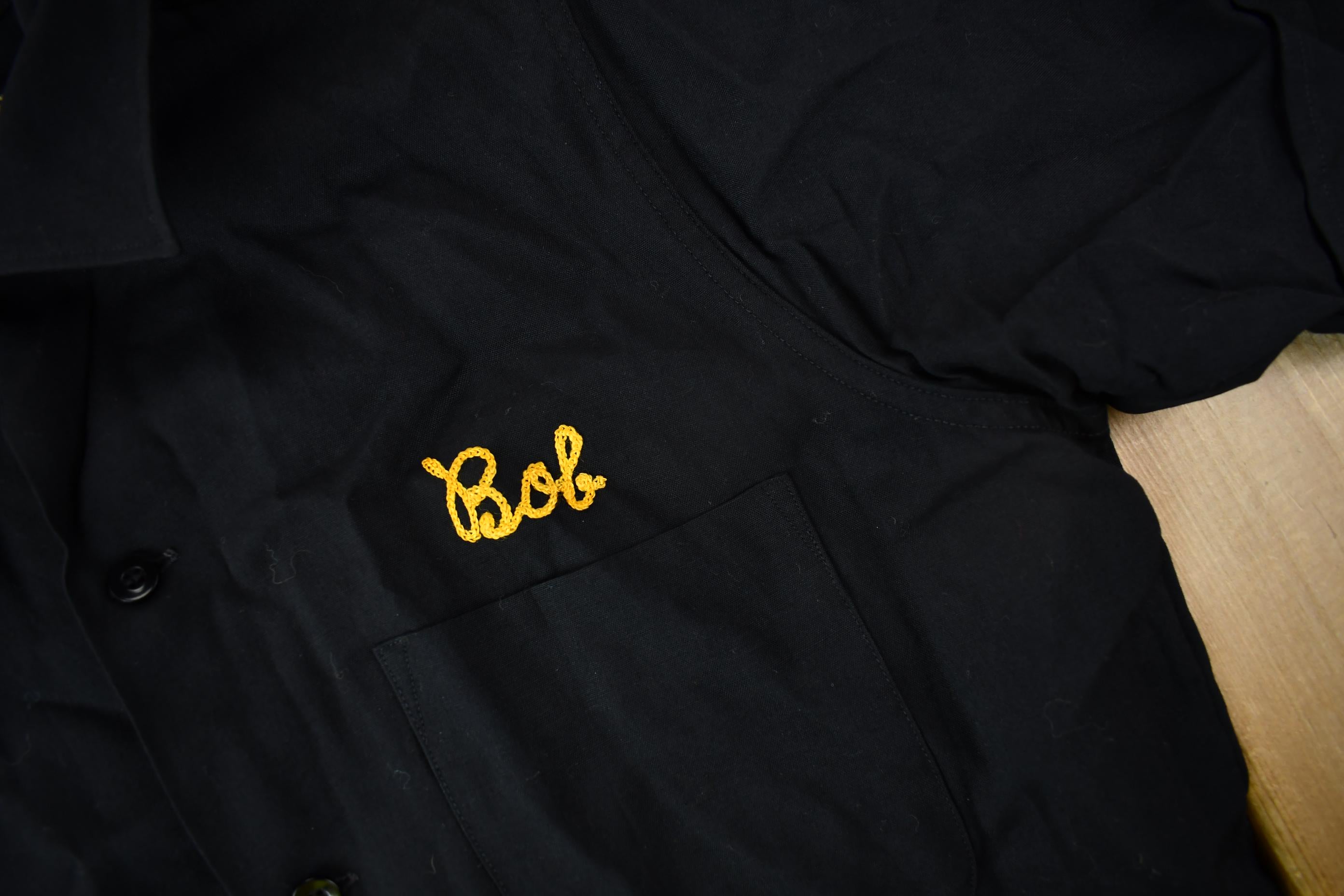 Vintage 1970s Continental Airlines King Louie Ten Strike Chain Stitched Bowling Shirt