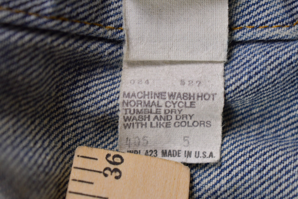 Vintage 1990s Levis Red Tab Button Up Jean Jacket