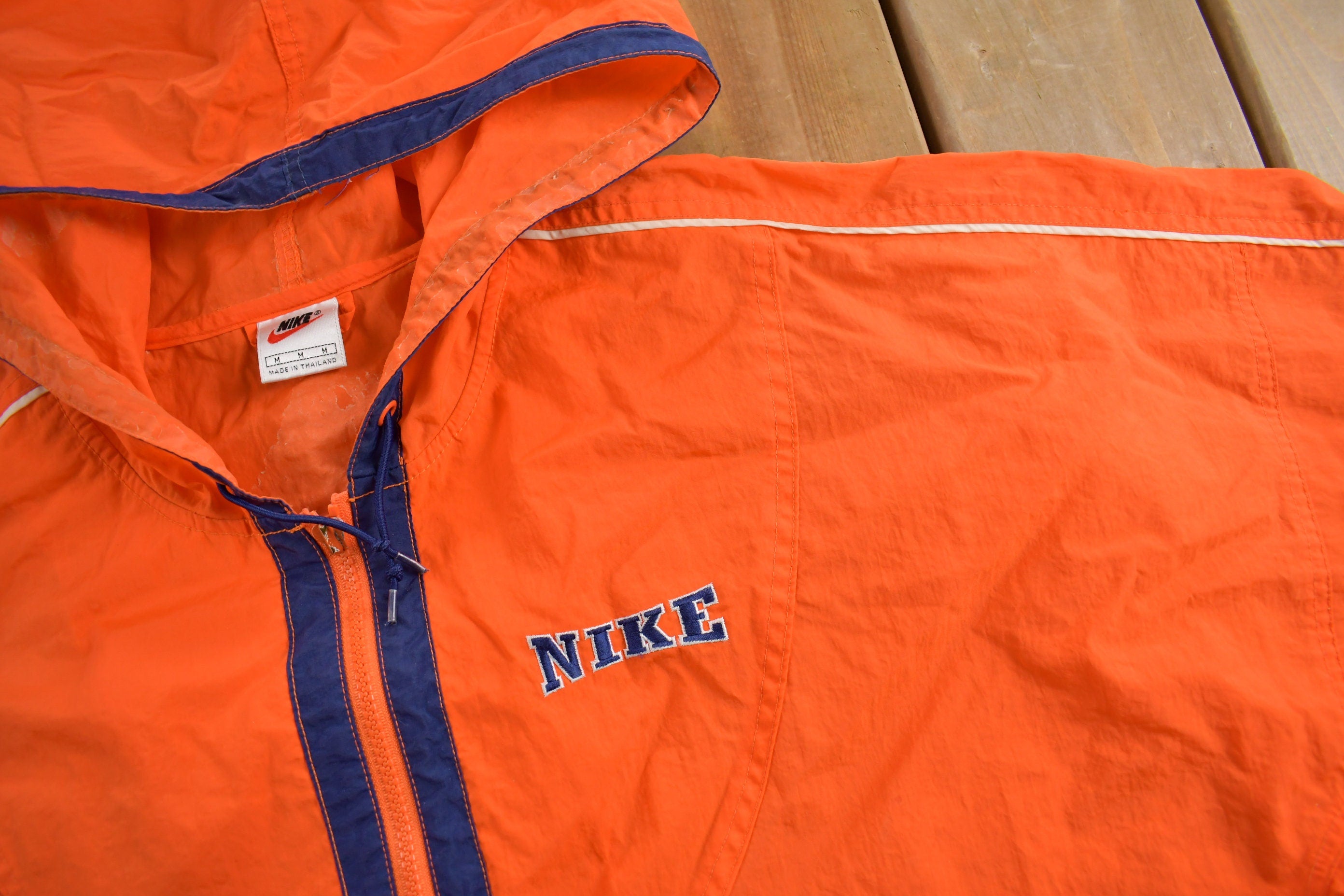 Vintage 1990s Nike Big Swoosh Windbreaker Jacket