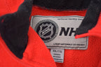 Vintage 1990s Ottawa Senators NHL Quarter Zip Embroidered Fleece Sweater