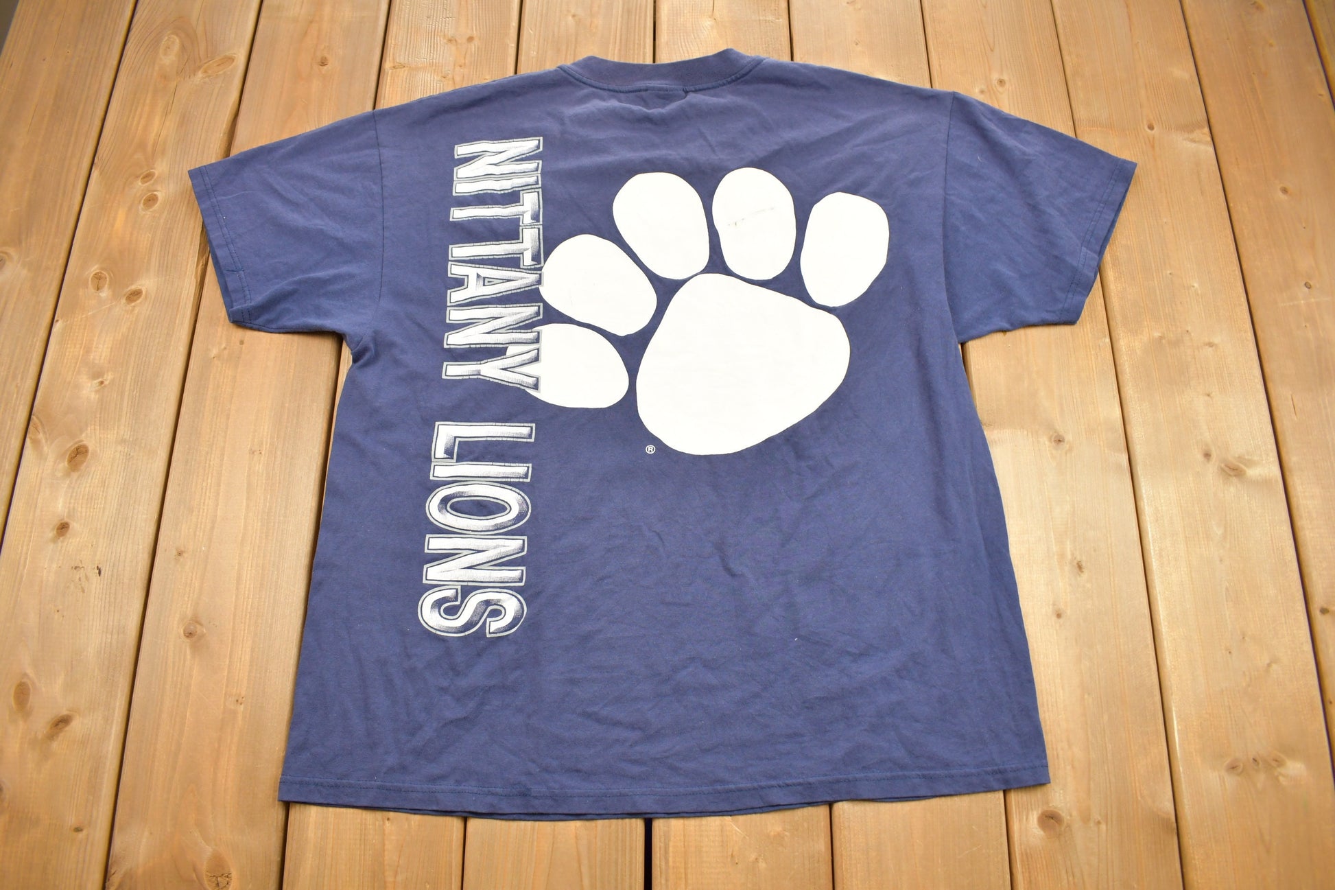 Vintage 1990s Penn State University Collegiate T-Shirt / NCAA Tee / Americana / Sportswear / Nittany Lions