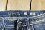 Vintage Y2K Miss Me Bedazzled Low Rise Jeans Size 30x31