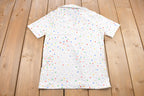 Vintage 1980s Society Polka Dot Collared Shirt /