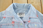 Vintage 1980s Rona Tic Tac Toe Button Up Shirt Women's Medium
