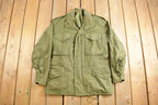 Vintage 1967 Military Army Sateen Field Jacket