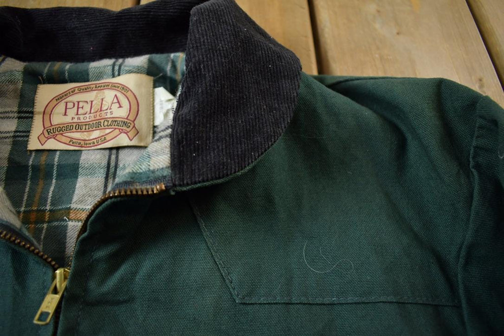 Vintage 1980s Lewis Hybrids Embroidered Rugged Outdoor Clothing Windbreaker Jacket Made In USA