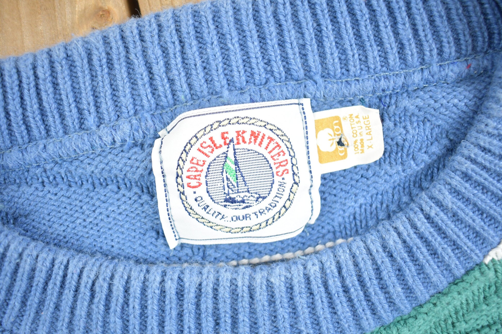 Vintage 1990s Cape Isle Knitters Crewneck Sweater