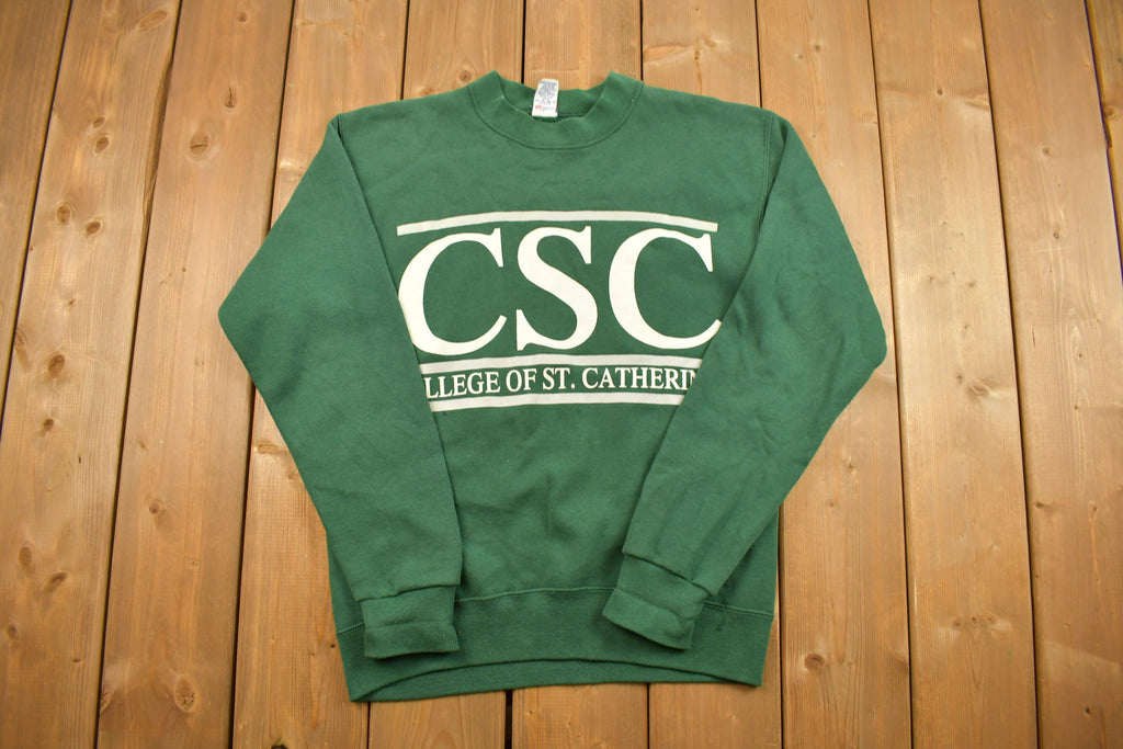 Vintage 1990s College Of St. Catherines Collegiate Crewneck