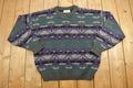 Vintage 1990s Shelby Stripe Knitted Sweater