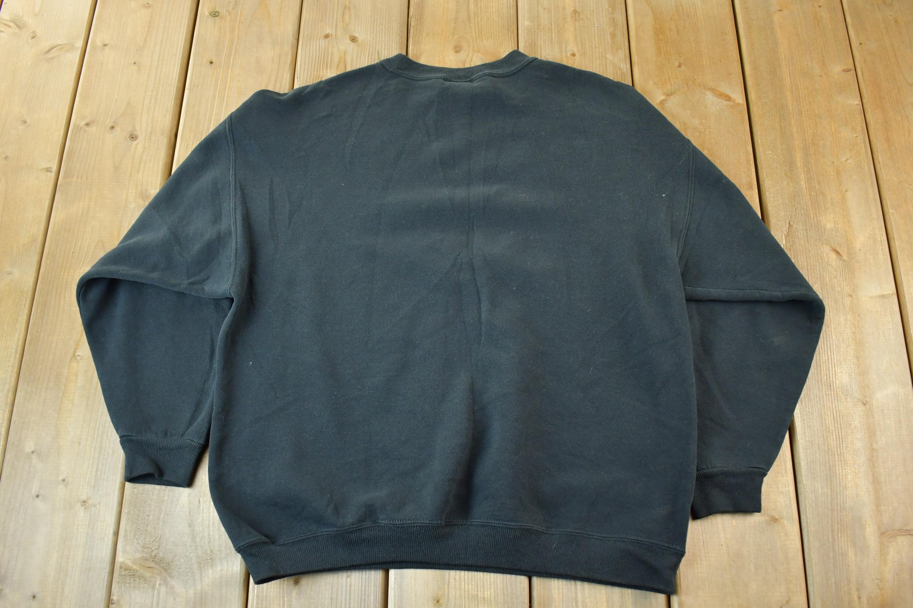 Vintage 1990s Chic Basic Essentials Crewneck Sweatshirt Women's Medium