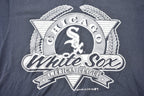Vintage 1991 MLB Chicago White Sox American League Logo Graphic T-Shirt