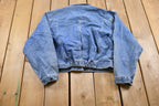 Vintage 1990s Ivana Cow Print Denim Jean Jacket