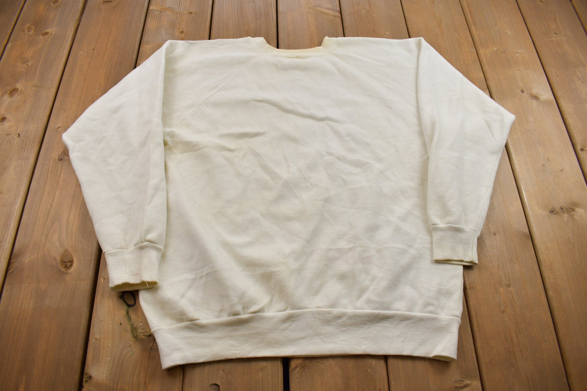 Vintage 1980s Washington D.C Crewneck Sweatshirt / Yellowing / Stained / 80s Crewneck / Made In USA / Essential / Streetwear / 80s