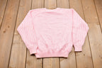 Vintage 1990s Prestige Global Cable Knitted Sweater