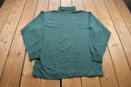 Vintage 1990s Columbia Turtleneck Long Sleeve Shirt
