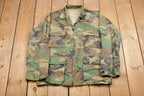 Vintage Military Button Up Jacket