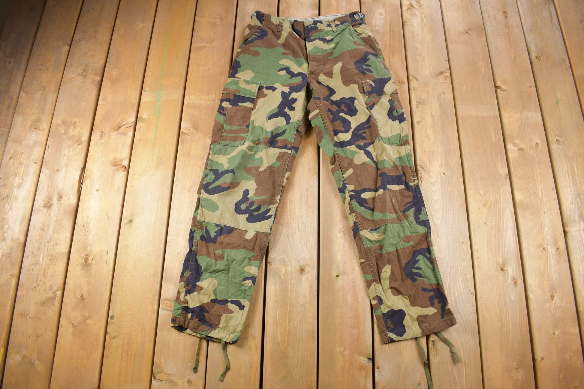 Vintage 2001 Army Military Camouflage Cargo Pants Size 28 x 31