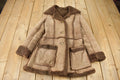 Vintage 1970s Sherpa Lined Shearling Leather Jacket