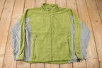 Vintage 1990s Cabelas Light Weight Zip Up Fleece Sweater Size XL