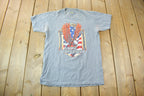 Vintage 1992 Harley Davidson 3D Emblem Bald Eagle T-Shirt