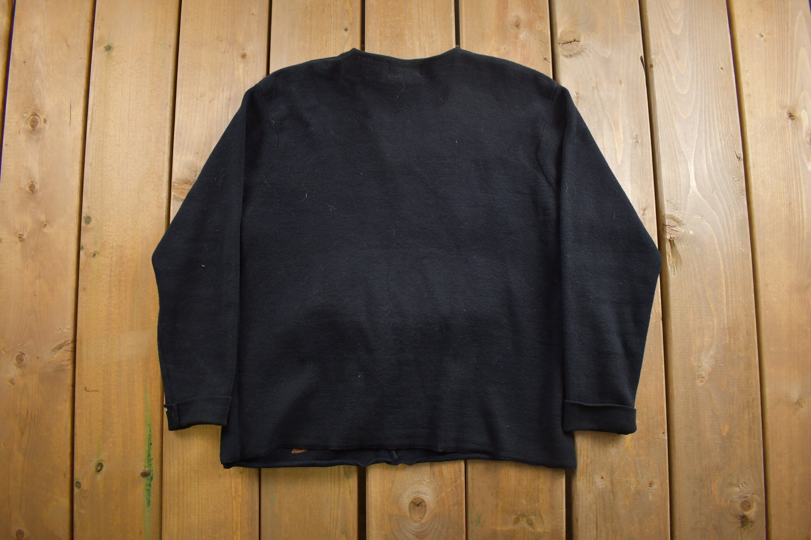Vintage 1990s Paisley Pattern Cardigan Sweater