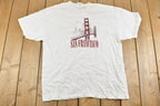 Vintage 1990s San Francisco Golden Gate Bridge Souvenir T-Shirt