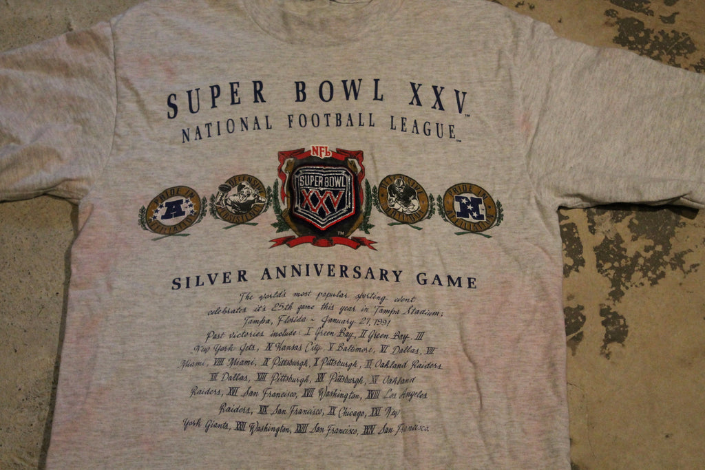 Vintage 1990s NFL Superbowl Graphic T-Shirt
