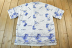 Vintage 1990s St. Maarten Button Up Shirt