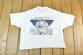 Vintage 1990s Busch Gardens White Tiger Single Stitch Cropped T-Shirt