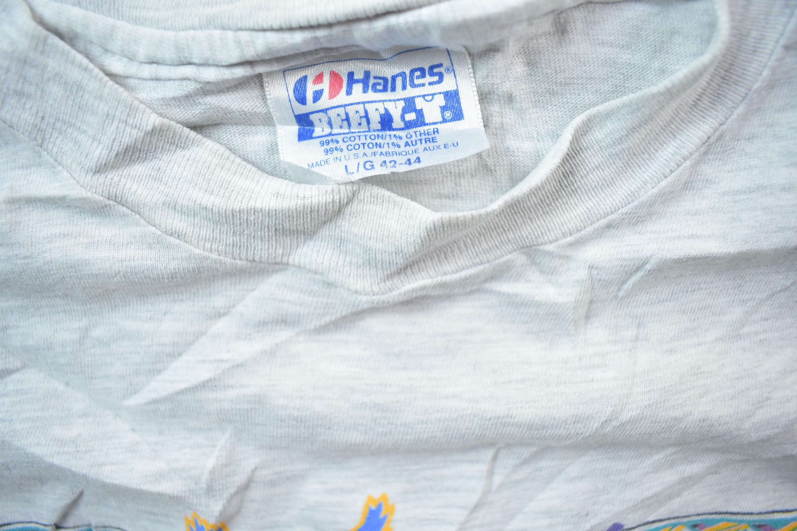 Vintage 1990s Minnesota Zoo Endangered Species Hanes Beefy T Souvenir T-Shirt