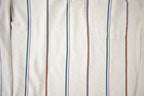 Vintage 1990s Eddie Bauer Striped Quarter Button Sweatshirt