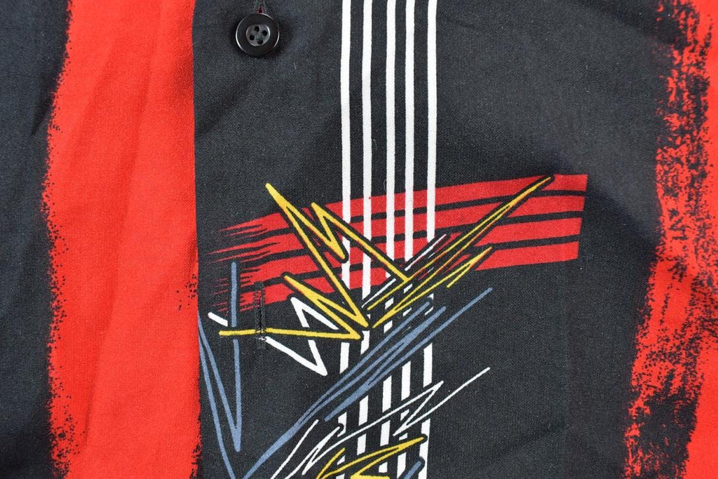 Vintage 1990s Giogio Berttynari Abstract Button Up Shirt