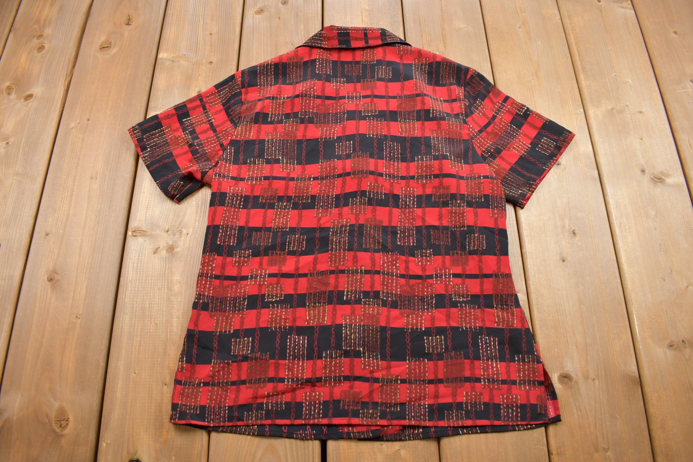 Vintage 1990s Notations Women's Button Up Shirt