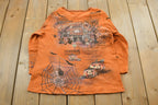 Vintage Y2K Studio Gem Halloween Graphic 3/4 Length Blouse T-Shirt Women's M / Vintage Shirt / Streetwear / Graphic Tee