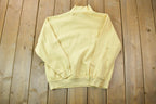 Vintage 1990s Bizzit Cute Floral Embroidered Collared Sweater
