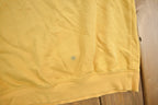 Vintage Y2K Nike Yellow Embroidered Mini Swoosh Crewneck Sweatshirt