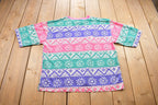 Vintage 1990s PennyLane All Over Print Graphic T-Shirt